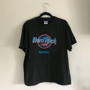 VINTAGE Hard Rock Cafe - MAUI Tee size L
